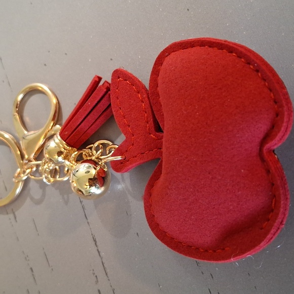 Red Apple Teacher Key/Bag Charm/Chain - Picture 5 of 7